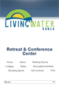 Mobile Screenshot of livingwaterranch.org